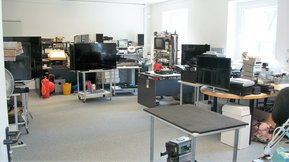 Werkstätte der B&S Videotechnik Vertriebs und Service GmbH in Graz